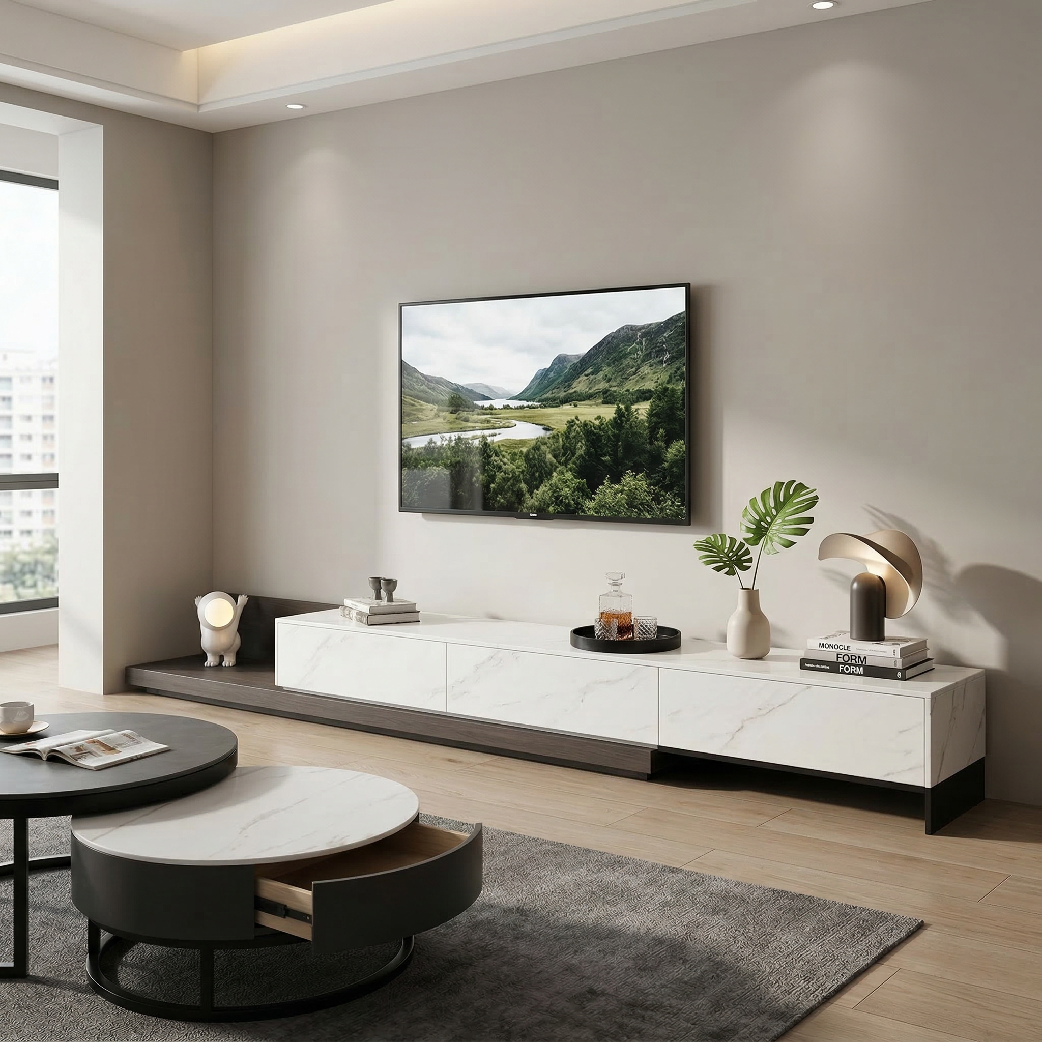 Extendable TV Console