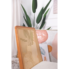 Maven Rattan Wooden Dining Chair