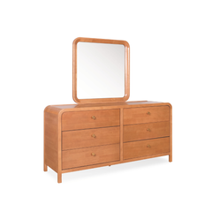Romy Wooden Senior Chest of Drawer with Mirror