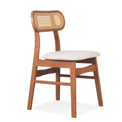 Rika Rattan Wooden Dining Chair