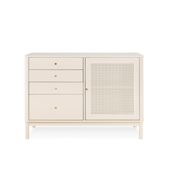 Ivory Senior Wooden Buffet Hutch | Chest of Drawer