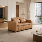 Selvina Faux Leather Sofa Bed