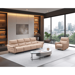 Avena Genuine Leather Sofa - Maxi Home Furnishing