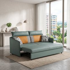 Almora Faux Leather Sofa Bed