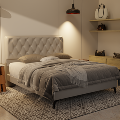 Wimble Genuine Leather Divan Bed Frame by Esteller
