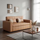 Evanora Faux Leather Sofa Bed