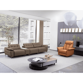 Quennel Genuine Leather Recliner Sofa - Maxi Home Furnishing