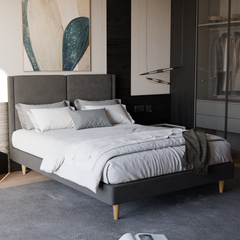 Garry Fabric Bed Frame (Water Repellent)