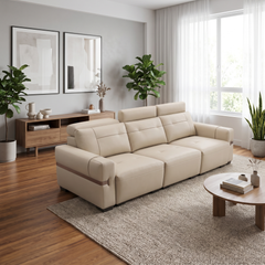 Aurelia Leathaire Electric Extendable Seats Sofa