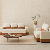 Loom Fabric Sectional Sofa