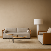 Acacia Fabric Sofa