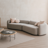 Sora Fabric Sectional Sofa