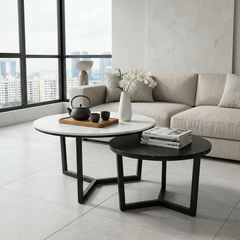 Garza Sintered Stone Coffee Table