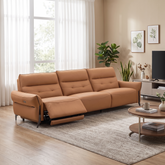 Cambria Genuine Leather Recliner Sofa