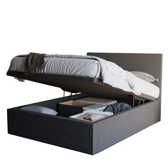 Manovel Fabric Storage Bed (Water Repellent)