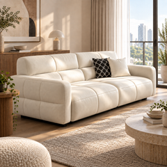 Velmara Leather Sofa