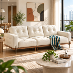 Dervella Leather Sofa