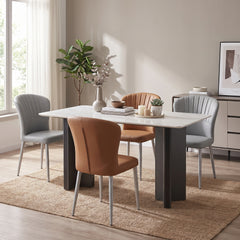 Carviano Dining Set (1+4)