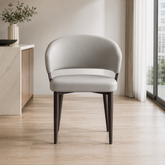 Waviano Leather Dining Chair