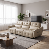 Ramith Genuine Leather Recliner Sofa