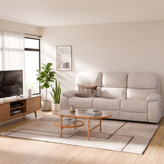 Sage Fabric Recliner Sofa