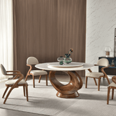 Yuri Sintered Stone Round Dining Table