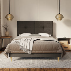 Rylan Fabric Bed Frame (Water Repellent & Pet friendly) By Somnuz