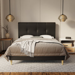Lyra Genuine Leather Bed Frame By Esteller