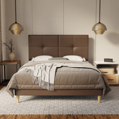 Rylan Genuine Leather Bed Frame By Esteller