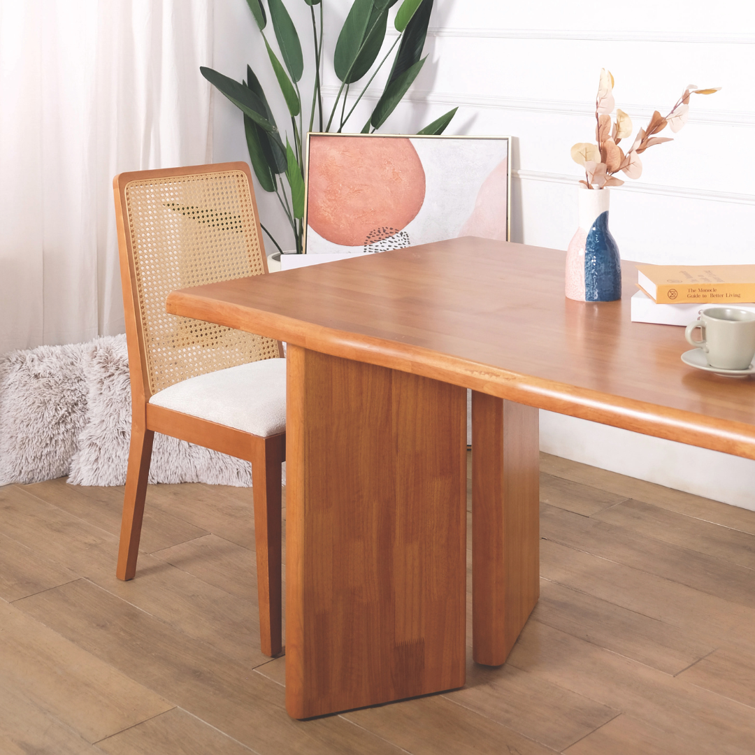 Maven Rattan Wooden Dining Chair