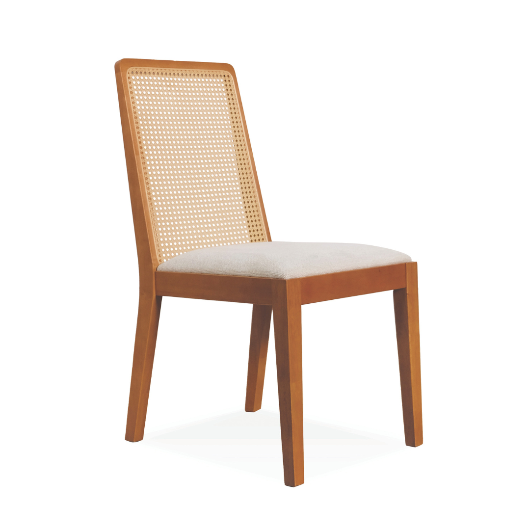 Maven Rattan Wooden Dining Chair
