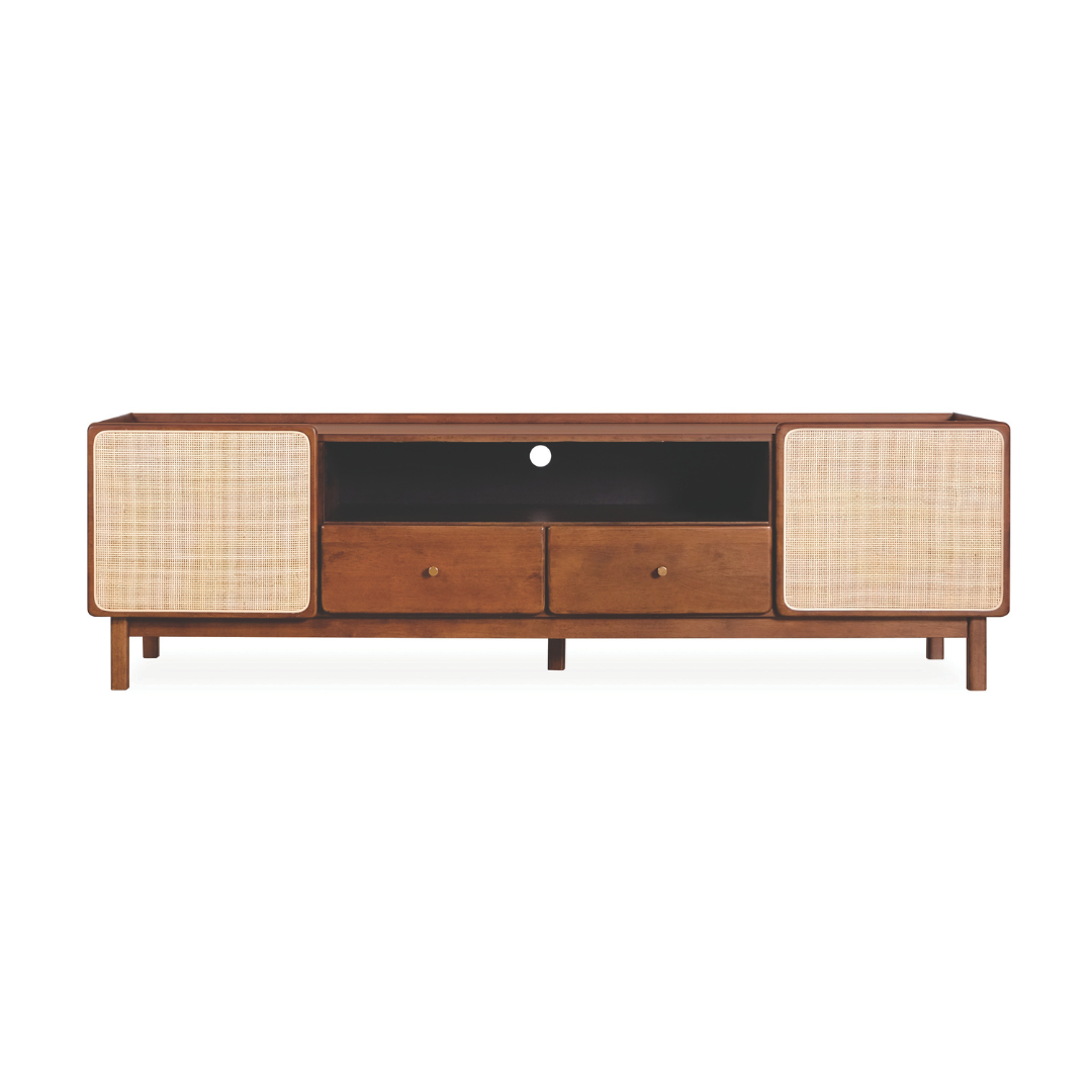 Kino Wooden TV Console (Rattan)