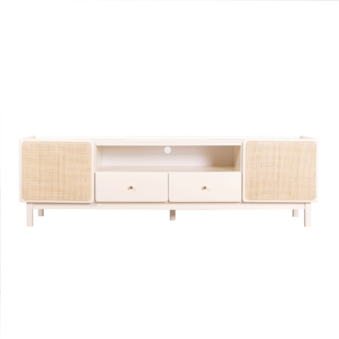 Kino Wooden TV Console (Rattan)
