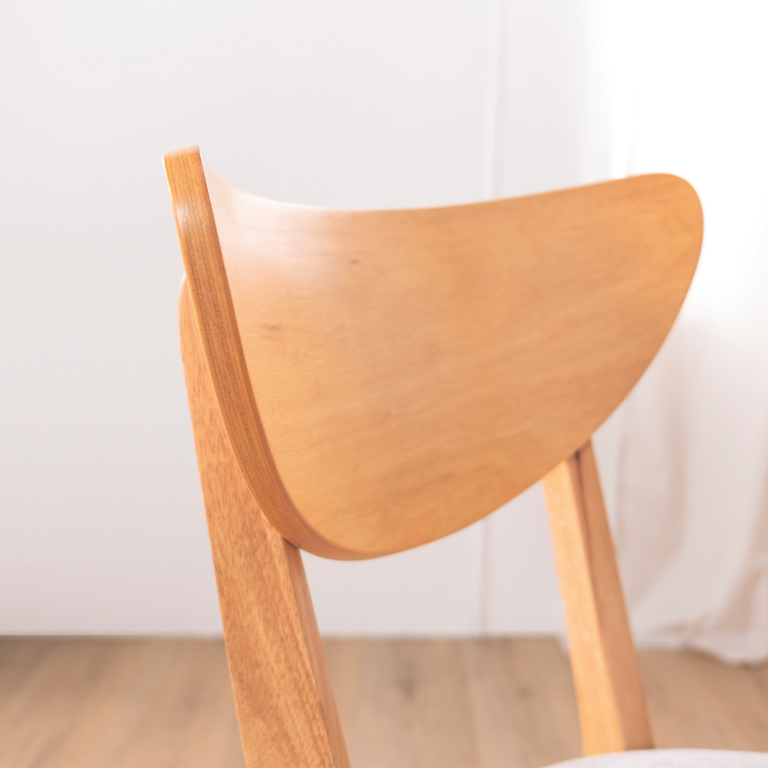 Morocco Black Faux Leather Wooden Dining Chair