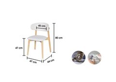 Veloura Dining Chair by Wood Haven