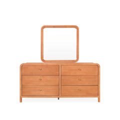 Romy Wooden Senior Chest of Drawer with Mirror