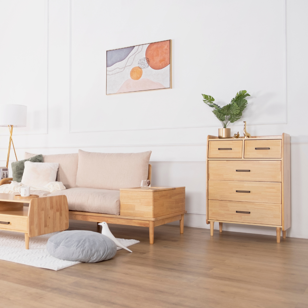 Carol Wooden Chest of Drawer