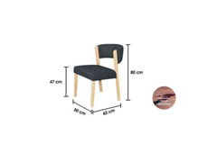 Lona Dining Chair by Wood Haven