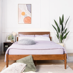 Genesis Fabric Wooden Bed