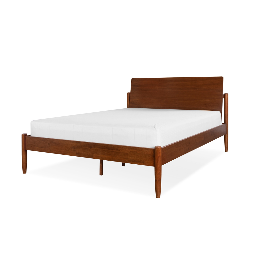 Genesis Fabric Wooden Bed