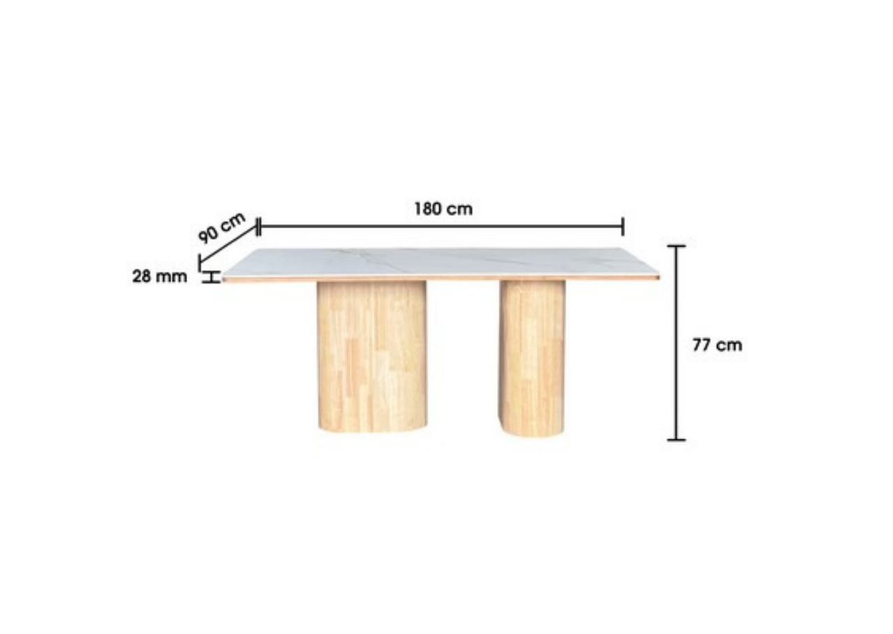 Caden Dining Table by Wood Haven