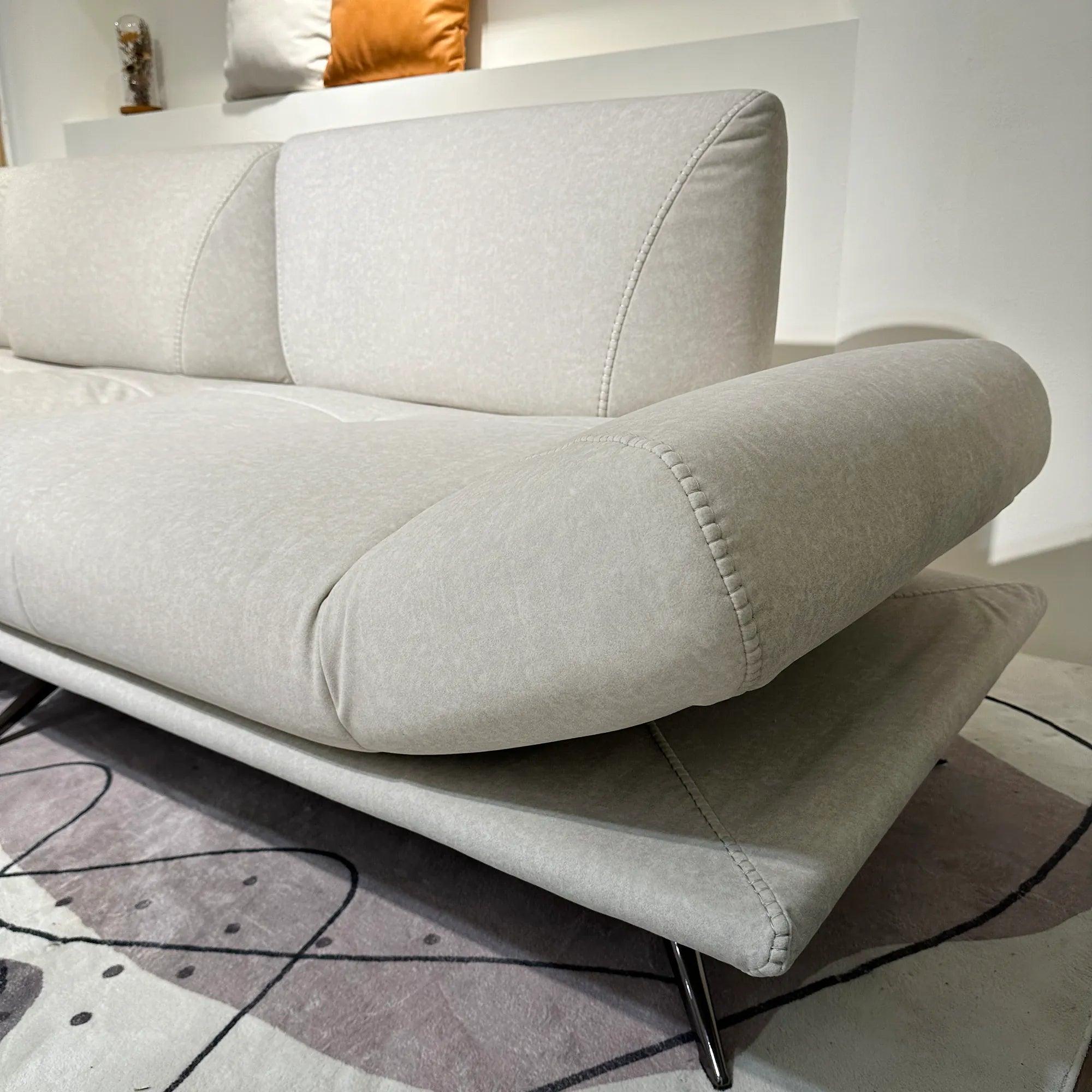 Mondina Cream Leather Functional Sofa
