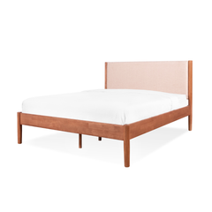 Winnie Fabric Wooden Bed
