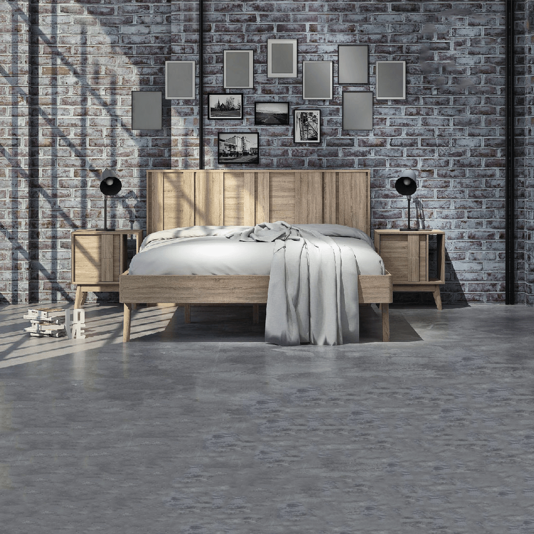 Melodius Wooden Bed Frame