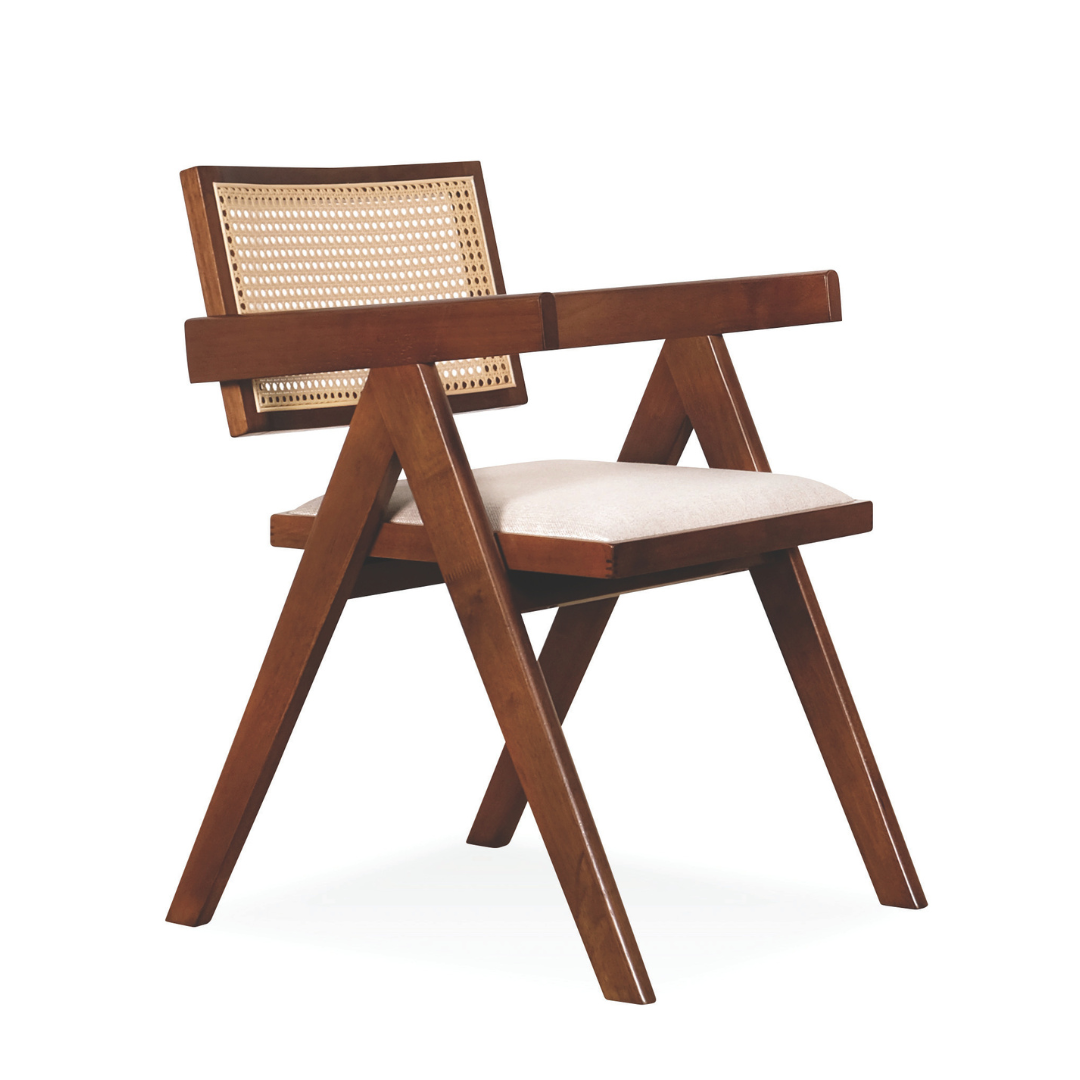 Velentina Rattan Dining Chair with Cushion