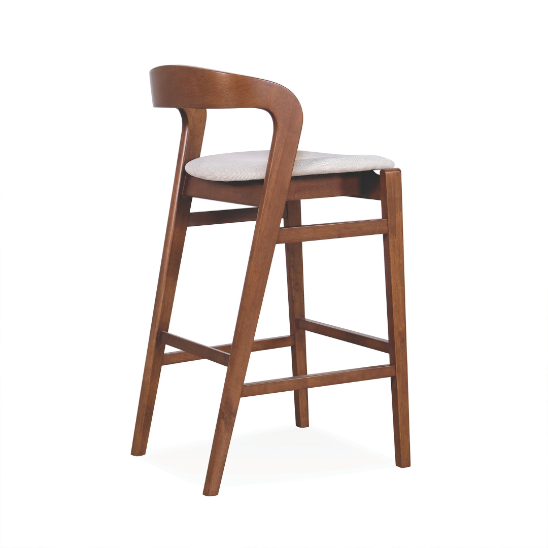 Ruby Wooden Bar Stool