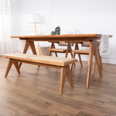 Valentina Wooden Dining Table (145cm)