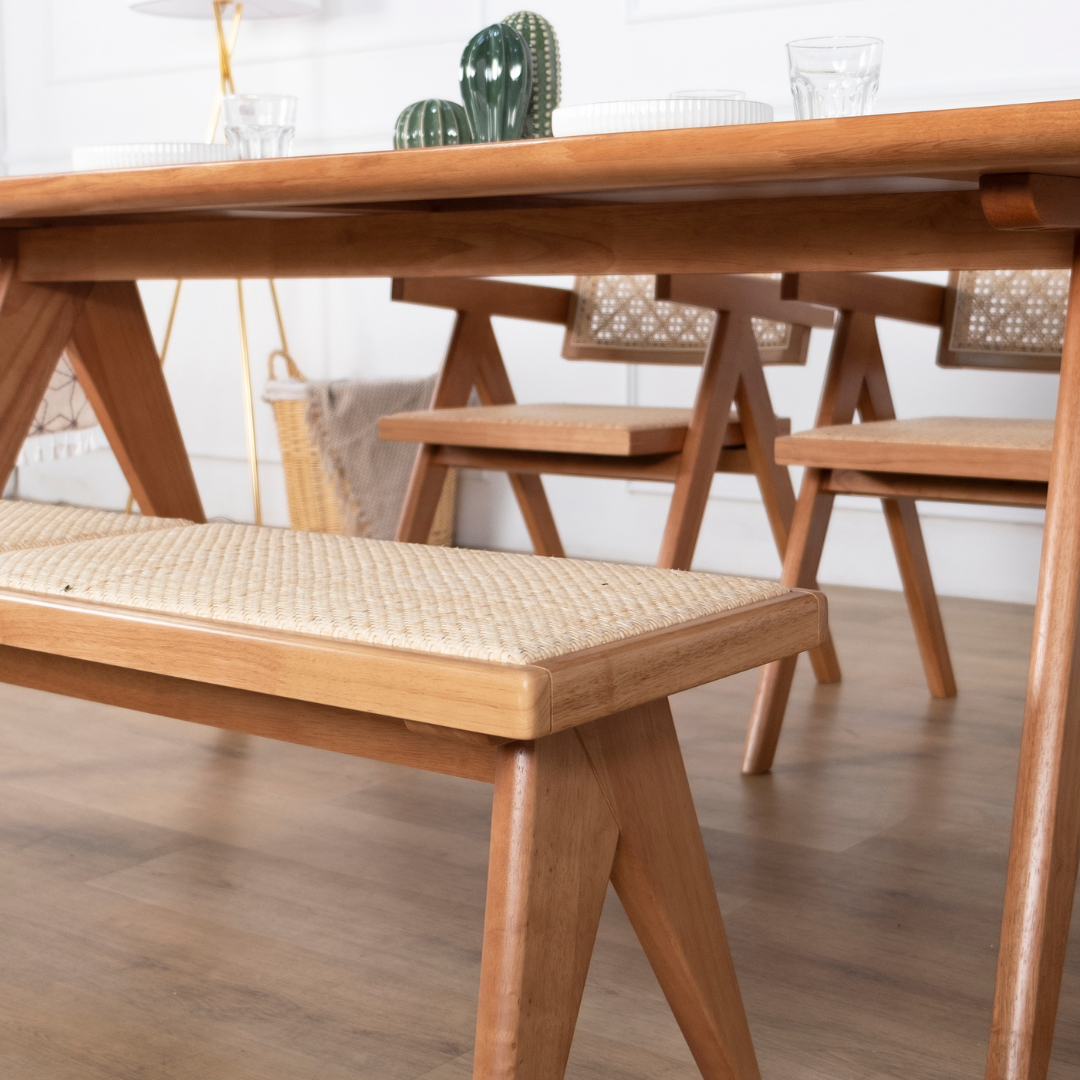 Valentina Wooden Dining Table (145cm)