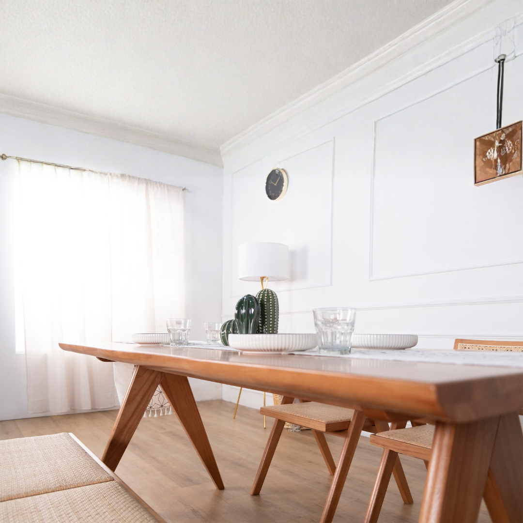 Valentina Wooden Dining Set (145cm)