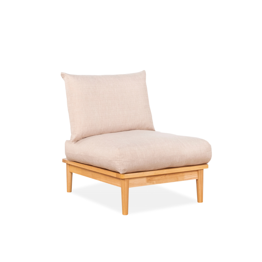 Carol Wooden Sofa with Side Storage